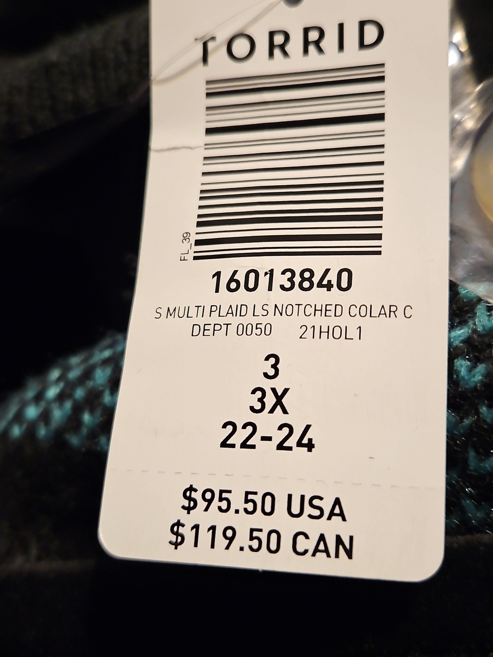 torrid Black Multi-Stripe Button Front Cardigan Coat - Picture 8 of 9